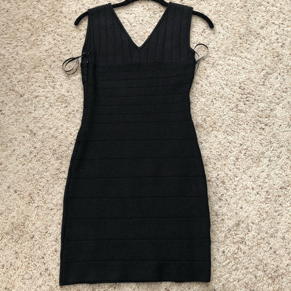 Black metallic bodycon dress - Picture 2 of 7